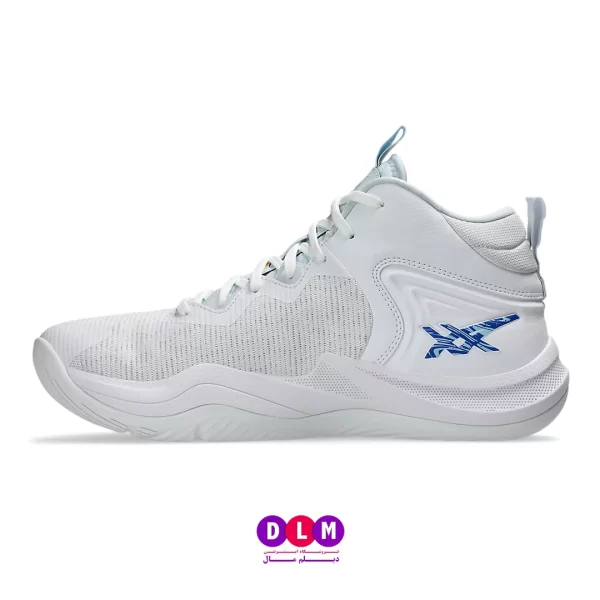 کفش والیبال آسیکس نوا سارج 3 رنگ سفید آبی - Asics Nova Surge 3