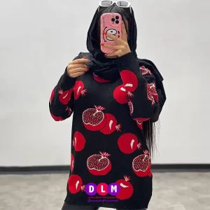 بلوز بافت یلدایی اناری