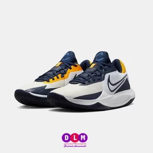 کفش بسکتبال نایک پرسیژن 6 رنگ سفید سرمه ای - Nike Precision 6