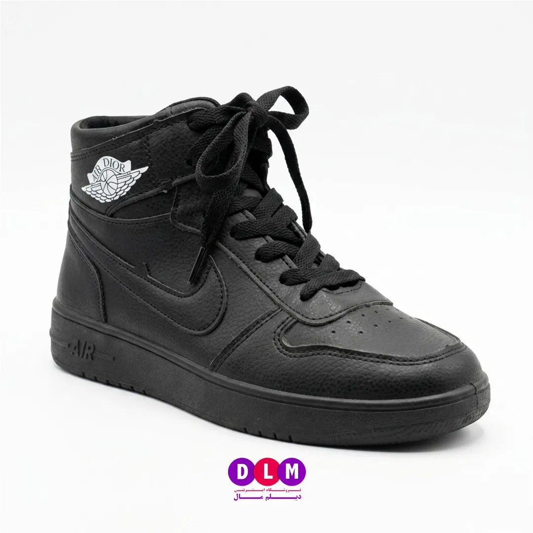 کفش اسپرت زنانه ساقدار مدل Nike Air Dior | برند Kshoes کیفیت اورجینال رنگ مشکی