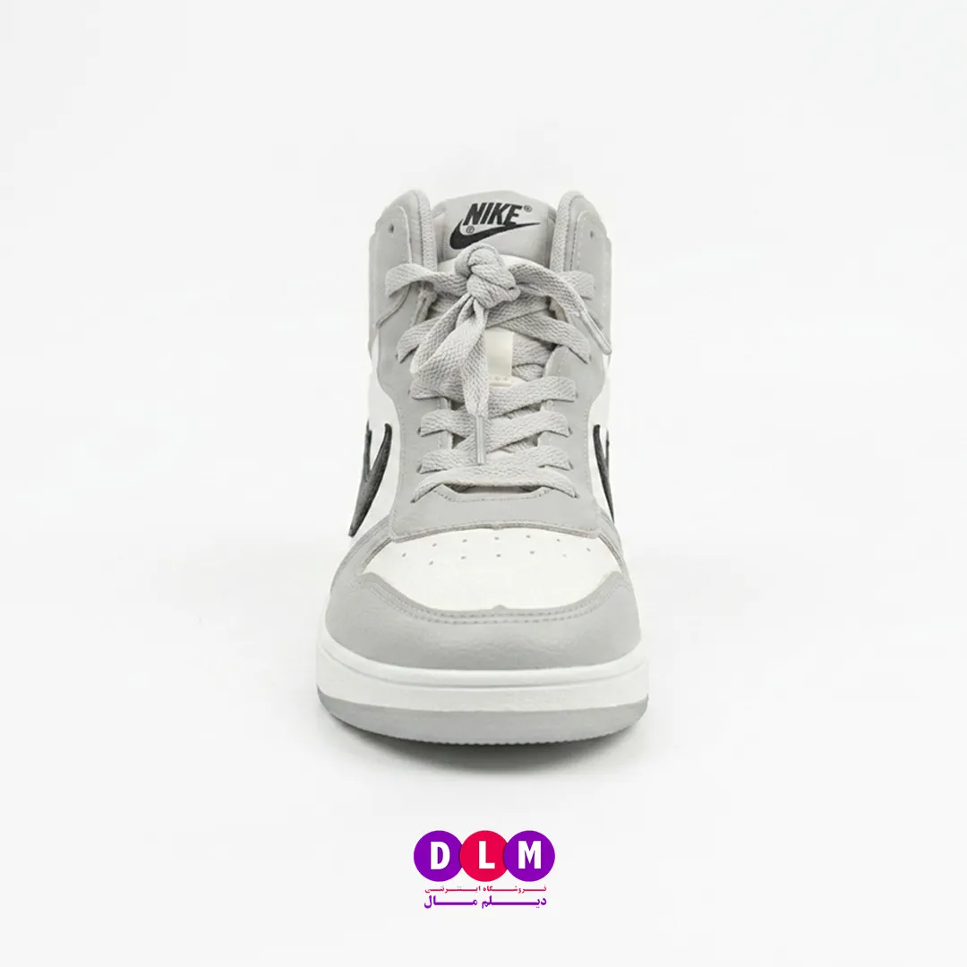 کفش اسپرت زنانه ساقدار مدل Nike Air Dior | برند Kshoes کیفیت اورجینال رنگ سفید طوسی