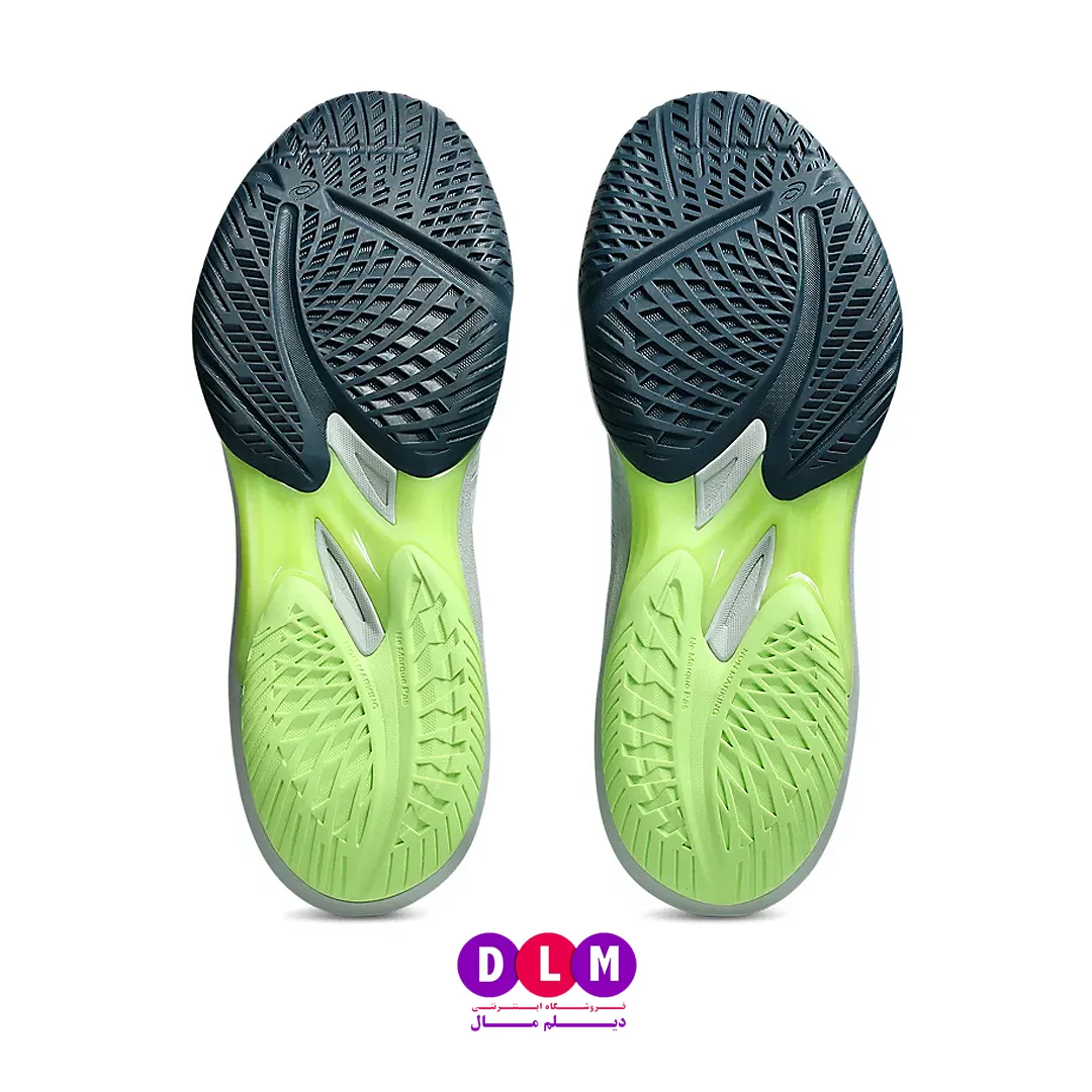 کفش والیبال اسکای الیت 3 - ASICS Sky Elite 3 رنگ سفید طوسی سبز