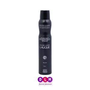 اسپری عطر مردانه بادی کر مدل لالیک انکر نویر با رایحه‌ای گرم و چوبی